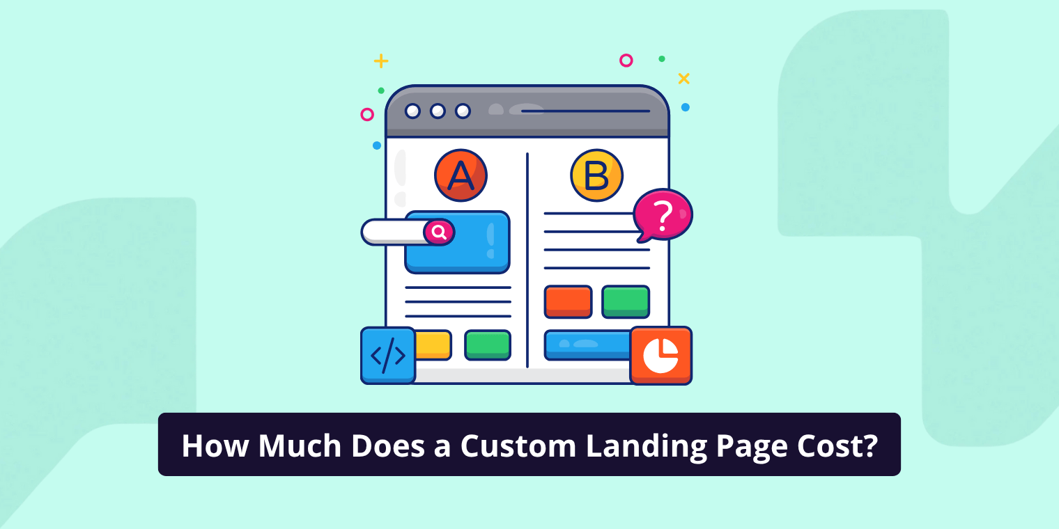 custom landing page cost in 2026
