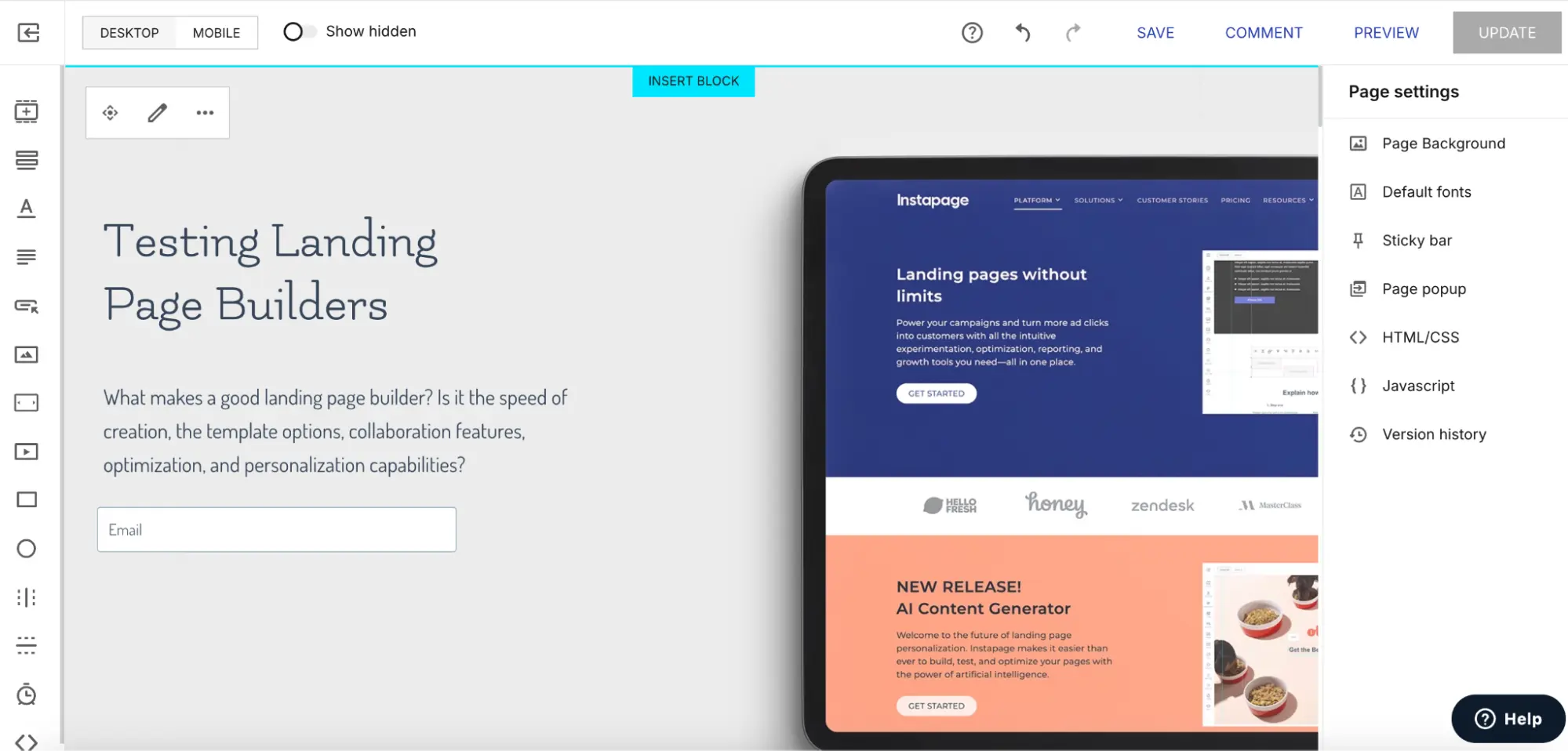 instapage-landing-page-builder-dashboard