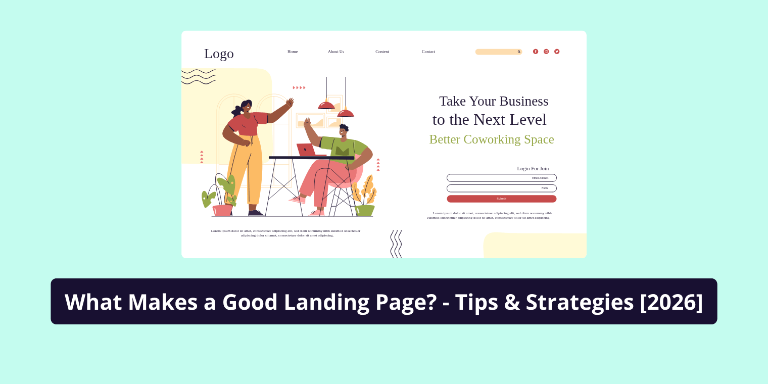 What Makes a Good Landing Page